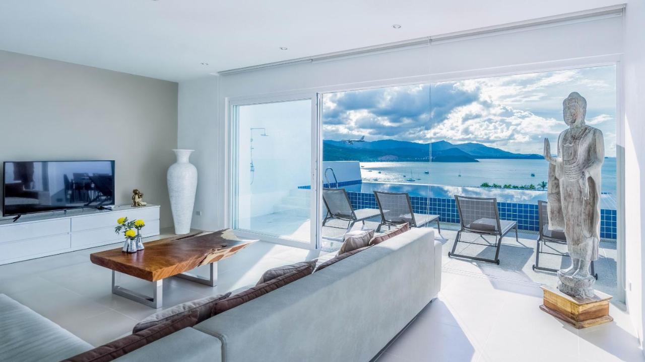 Samui Luxury Sea View Pool Villa IJ2 at uniQue Residences Bang Rak Beach  Habitación foto