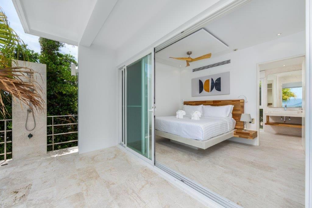 Samui Luxury Sea View Pool Villa IJ2 at uniQue Residences Bang Rak Beach  Exterior foto