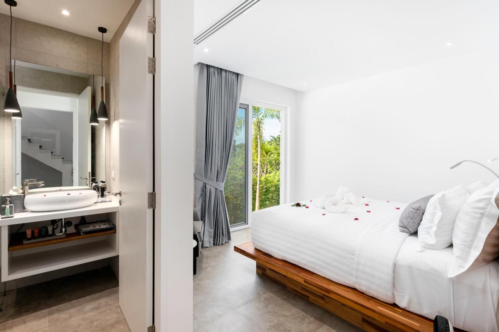 Samui Luxury Sea View Pool Villa IJ2 at uniQue Residences Bang Rak Beach  Exterior foto